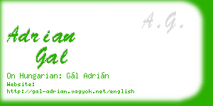 adrian gal business card